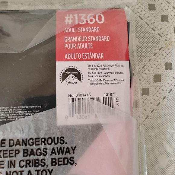 🆕 Grease Pink Ladies Jacket, Adult Standard, New - Picture 11 of 11